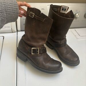 Frye Brown Leather Boots